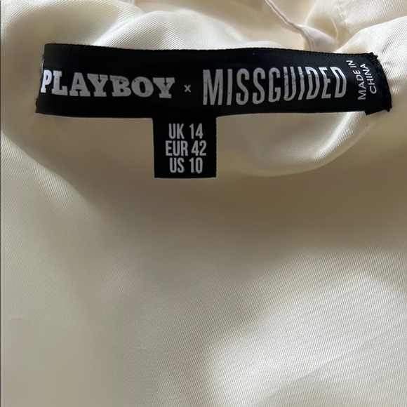 Playboy Cream Puffer Jacket - Picture 3 of 3